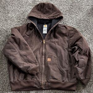 Carhartt Brown Quilted Jacket